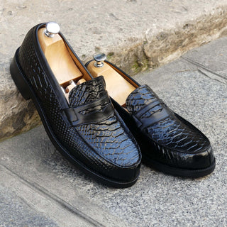 Mocassin Homme Cuir Croco - Nelson II