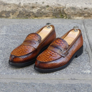 Mocassin Homme Cuir Croco - Nelson II