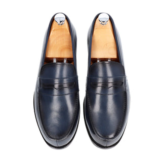 Mocassins homme cuir Bleu - Nelson