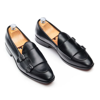 mocassin à boucle homme cuir noir berley