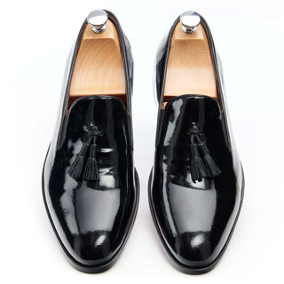 mocassins vernis homme cuir