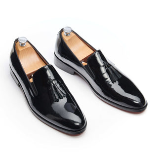 mocassin à gland homme vernis castillo