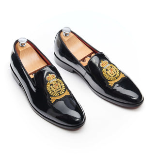 mocassin vernis homme