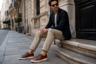 Sneakers en cuir homme, la paire idéale pour rester chic au quotidien !