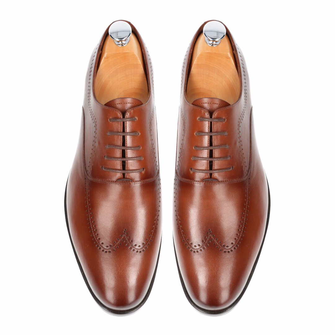 Richelieu homme Cuir Camel - Benny