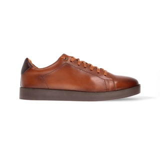 Sneakers Homme Cuir Camel - James