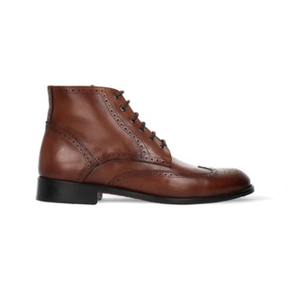 Boots homme cuir Camel - John