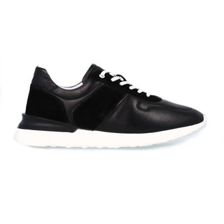 Sneakers homme cuir Noir