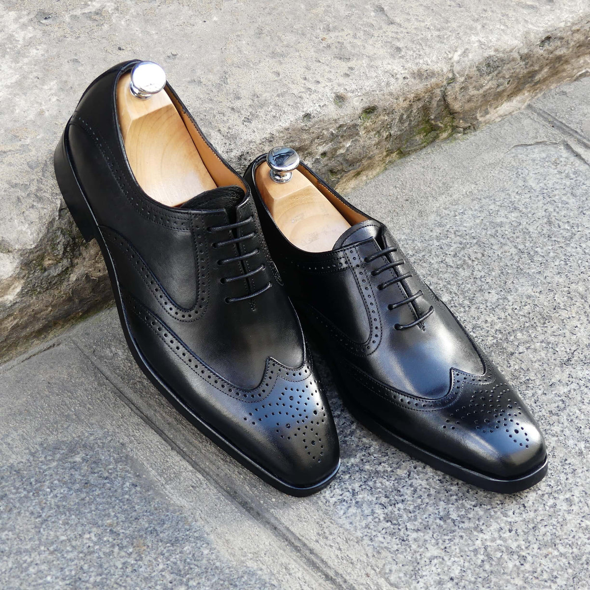 Richelieu homme cuir noir