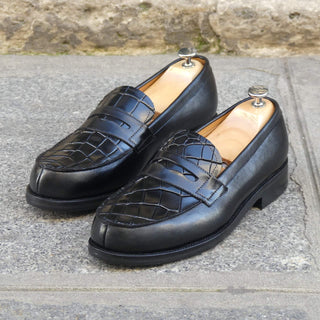 Mocassin Homme Cuir Croco - Nelson III