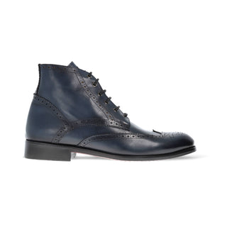 Boots homme cuir Bleu - John