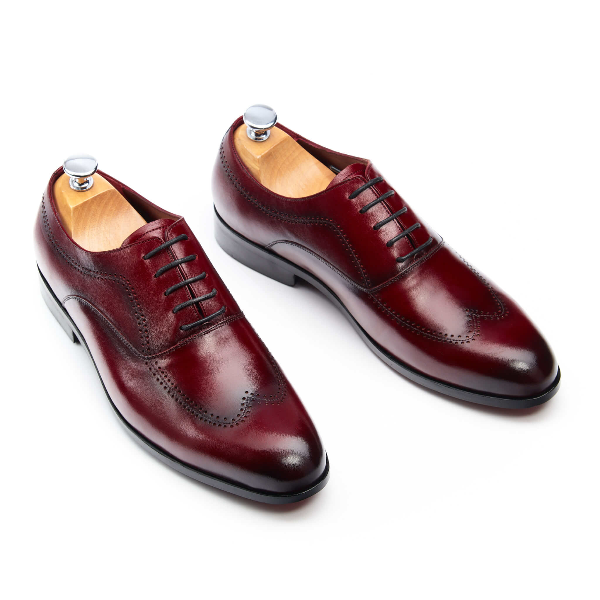 Richelieu homme Cuir Bordeaux- Benny Brentfield – BRENTFIELD