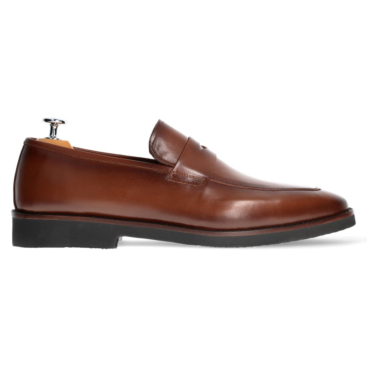 Mocassins Loafer homme Cuir Camel - Semelle EVA Confort - Oscar