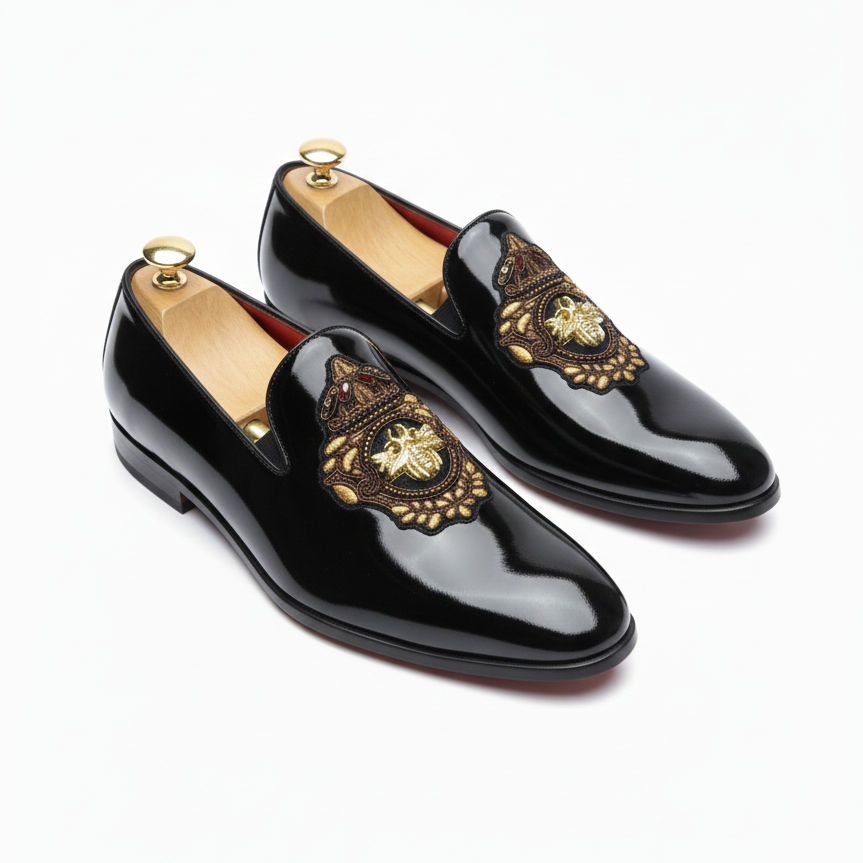 Mocassin Slippers homme cuir - Milano III