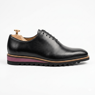 Richelieu Homme Cuir - Semelle Gomme