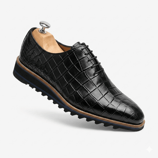 Richelieu Homme Cuir Croco