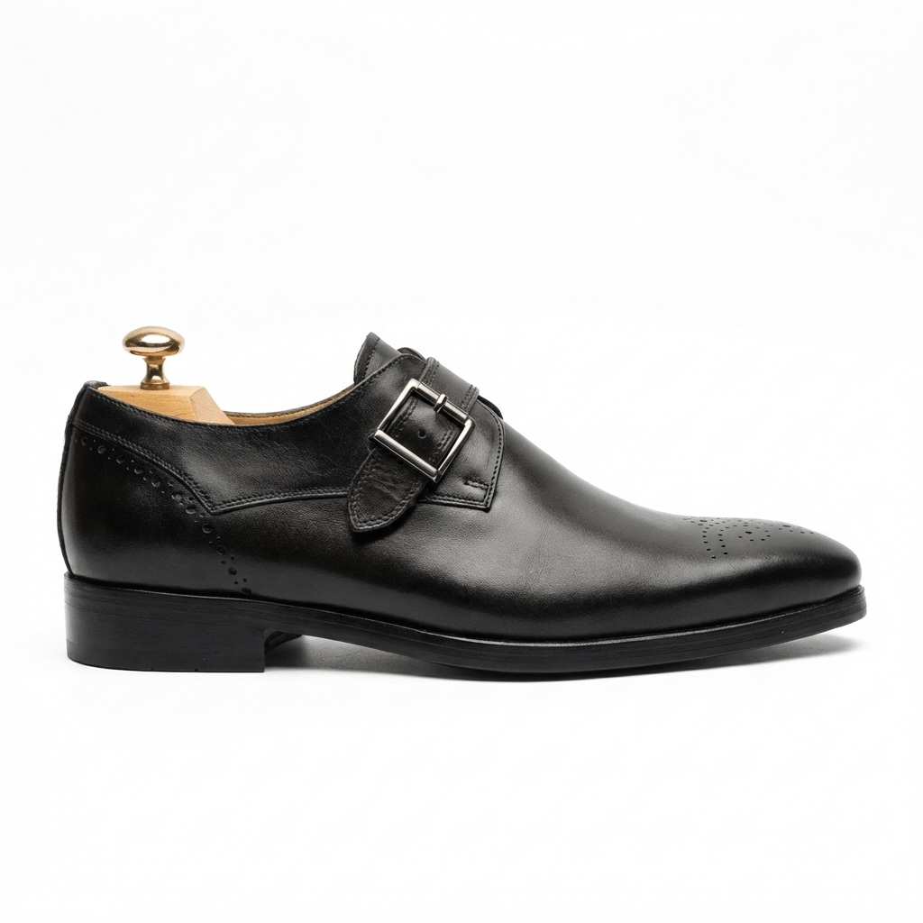 Chaussure à Boucle Homme Cuir