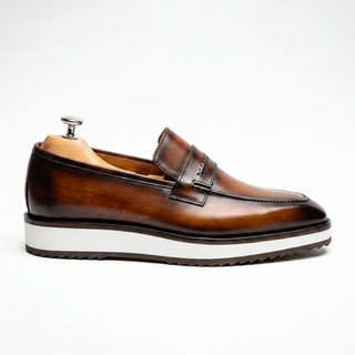 Mocassin Homme Cuir Patiné - Firenze