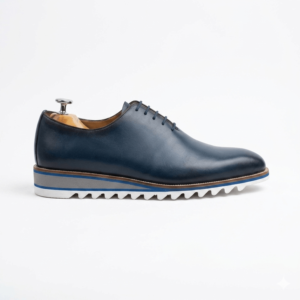 Richelieu Homme Cuir - Semelle Gomme