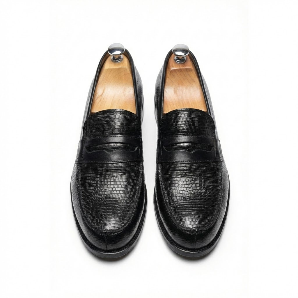 Mocassin Homme Cuir Lézard - Nelson
