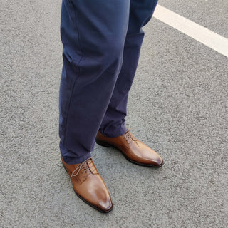 Derbies Homme Cuir Camel - ROWLAND