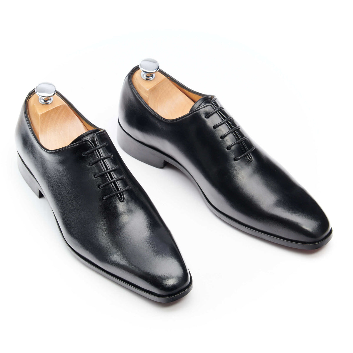 richelieu homme en cuir noir  johnson 