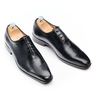 richelieu homme en cuir noir  johnson 