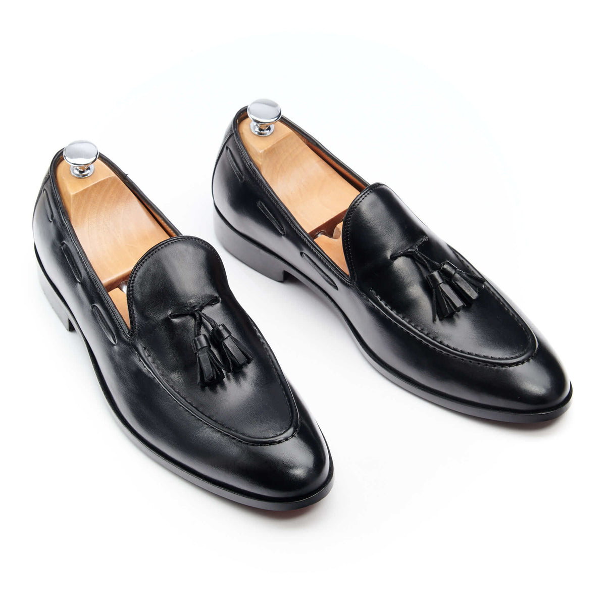 mocassin à gland homme noir jones