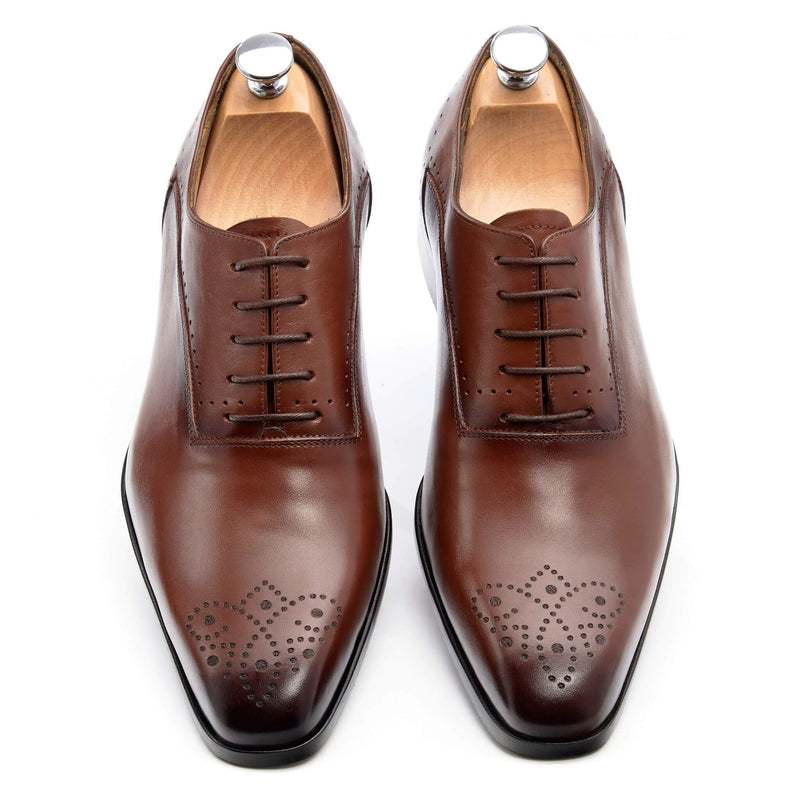 Men's Oxford in Leather - Texas