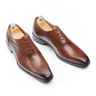 Men's Oxford in Leather - Texas