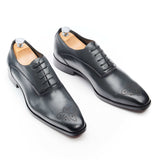 Men's Oxford in Leather - Texas