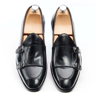 Men's Moccasin Slippers in Patent Leather - Berley